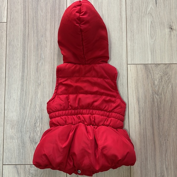 Tommy Hilfiger Baby Red Puffer Vest - Picture 3 of 5